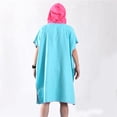 thumbnail image 3 of Poncho de baño de playa para surf, de cambio de traje de neopreno con capucha, bolsillo, bolsa de almacenamiento de malla Zulema Bata cambiadora de surf, 3 of 8