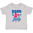 thumbnail image 3 of Inktastic Born on the 4th of July Boys or Girls Baby T-Shirt, 3 of 5