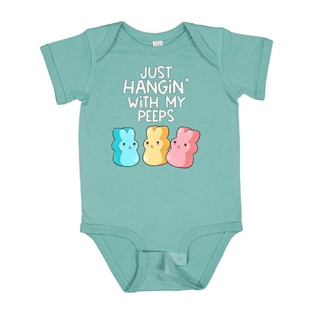 

Inktastic Easter Hangin with My Peeps! Gift Baby Boy or Baby Girl Bodysuit