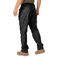thumbnail image 2 of liyiyiyia Fleece Lined Pants for Men Ripstop Cargo Work Hiking Ski Pants Winter Outdoor Insulated Trousers, 2 of 7