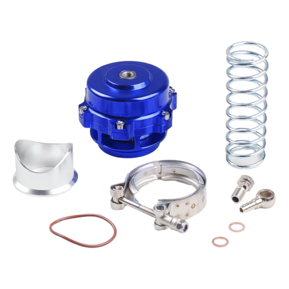 Xingzhi Augmenter le Taux d'Air avec Dur Anodisé Valve Universel Réglable Turbos Bleu