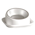 thumbnail image 1 of Cuencos para gatos elevados inclinados antivómitos y derrames, cuencos para perros de acero inoxidable, cuenco para gatos de interior, 1 of 7