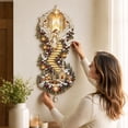 thumbnail image 4 of Jesus Light of Heaven Christmas Wall Hanging, Religious Illuminated Nativity Decor, Christmas Stairway Wall Decoration for Home Entryway, Living Room, Hallway and Seasonal Faith Display (A), 4 of 5
