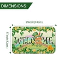 thumbnail image 2 of St Patricks Day Door Mat, St Patricks Leprechaun Gnome Outdoor Mat for Front Door, St. Patrick''s Day Shamrock Clover Non Slip Welcome Doormat for Outside Home Decor, 17x29 Inches, 2 of 5