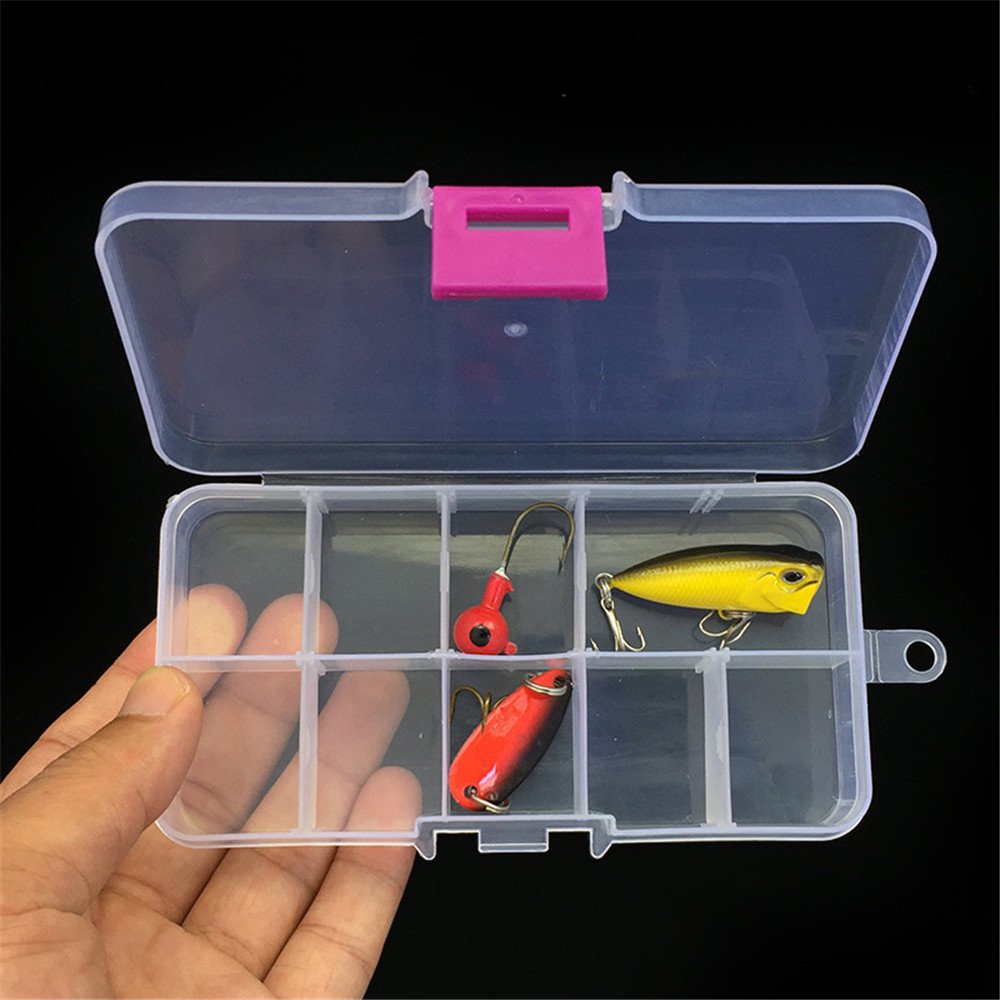 Bait Organizer Box Fishing Lures Case Tackle Storage Fisher Gear Bulk