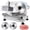 SL-517-2B-150W WITH 2 BLADES, variant on Meat Slicer 200W Electric Deli Food Slicer with 2 Removable 7.5" Stainless Steel Blade, Adjustable Thickness Meat Slicer for Home Use, Child Lock Protection, Easy to Clean, Cuts Meat, Bread