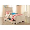 thumbnail image 3 of Signature Design by Ashley Willowton Adjustable Twin Panel Headboard in White, 3 of 4