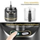 thumbnail image 4 of La Reveuse Mini procesador de alimentos eléctrico con tazón de preparación de 2 tazas de 200 vatios para picar, picar, moler, mezclar y hacer puré (gris metálico), 4 of 5
