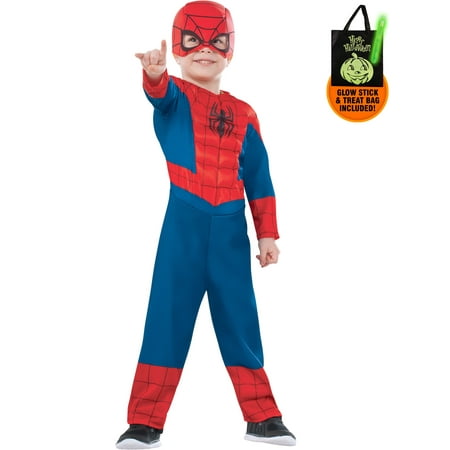Ultimate Spiderman Toddler Costume Treat Safety