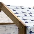 thumbnail image 5 of Whale Pet House, Horizontal Ocean Waves with Blue Fishes Animals of Sea, Outdoor & Indoor Portable Dog Kennel with Pillow and Cover, 5 Sizes, Pale Blue Navy Blue, by Ambesonne, 5 of 5