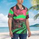 thumbnail image 3 of Fotbe Neon Desert Moon Camisa Hawaiana para Hombre Unisex – Camisa Casual de Verano con Botones de Manga Corta de Algodón y Lino,3X-Large, 3 of 7