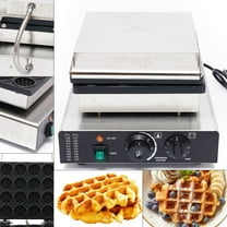 16 Grid Commercial Mini Waffle Maker 1750W Nonstick Electric Fast Waffle Making