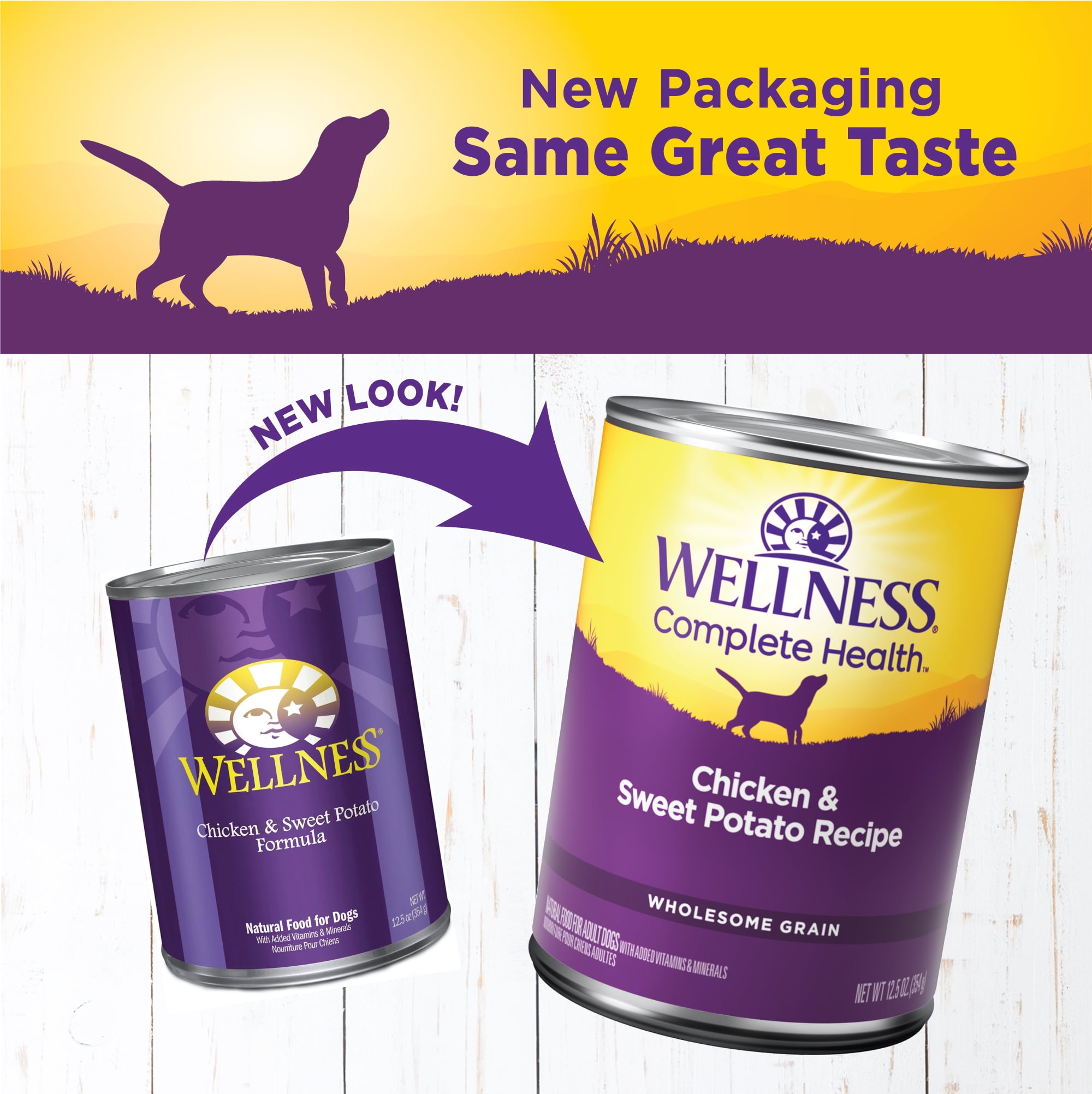 Free Shipping! Wellness Complete Health Natural Wet Dog Food