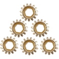 thumbnail image 2 of MERIGLARE 6 Pcs Tuning Pegs Tuning Heads Machine Hex Mount Proportion Holes 1/15 Gears For, 2 of 7