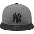 thumbnail image 2 of New Era 59Fifty Hat New York Yankees MLB Basic Storm Gray/Black Fitted Cap, 2 of 4