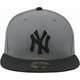 thumbnail image 2 of New Era 59Fifty Hat New York Yankees MLB Basic Storm Gray/Black Fitted Cap, 2 of 4