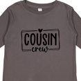 thumbnail image 4 of Inktastic Cousin Crew Boys or Girls Long Sleeve Toddler T-Shirt, 4 of 5