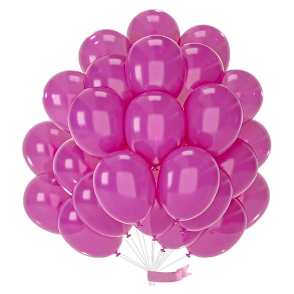 Birthday Balloons,100 Pieces Party Pink Balloons 12 Inch Latex Balloons for Party Decoration Birthday Party Wedding