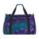 thumbnail image 1 of Disketp Purple and Green Glitter Bolsa de Viaje Tipo Duffle, Bolso de Mano para Fin de Semana para Mujer, Bolsa de Gimnasio Ligera para Hombre, Esencial para Viajes, 1 of 7