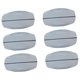 thumbnail image 1 of 6 almohadillas de silicona para tirantes de sujetador, soporte suave, protectores sin hombreras para mujer General Blanco, 1 of 9