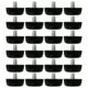 thumbnail image 1 of 24pcs M8 x 10 x 30mm Pies Niveladores Ajustables Cubiertas Protectores de Piso para Patas de Muebles, 1 of 7