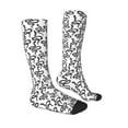 thumbnail image 3 of Picia Women Crew Soft Moisture-wicking Socks Hand Drawn Snake Pattern Design Cotton Socks, One Size fit All, 3 of 9
