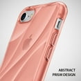 thumbnail image 4 of Ringke Flow Case Compatible with iPhone 8, Minimalist Wavy Textured Shock Absorption TPU Lightweight Design Cover - Rose Gold, 4 of 9