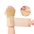 thumbnail image 3 of Wrist Brace Hand Brace - Ideal For Sports Sprains And Tendonitis - Wrist Support Without Loss Of Motion (Medium Beige), 3 of 7