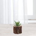 thumbnail image 4 of IFANLANDOR Flower Pot Wooden 3.5x3.5x3.1in, 4 of 8