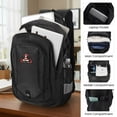 thumbnail image 2 of New York Xpress 25L Lightweight Travel Backpack Water-Resistant Casual Daypack for School, Travel, and Outdoor Activities,Black,8160, 2 of 7