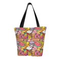 thumbnail image 2 of Kdxio Fruit-Flavored Ice-Cream Women Reusable Grocery Bags Foldable Ripstop,Reusable Shopping Bags for Shopping,Gym,Gift, 2 of 8
