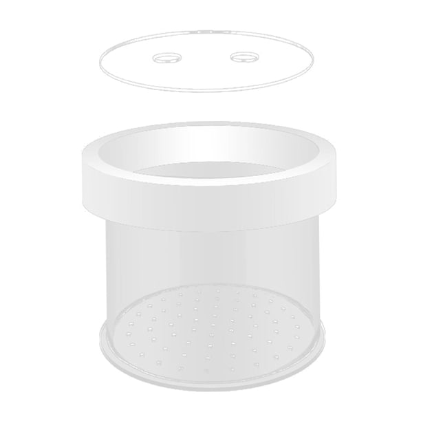 Caja de cría para acuario, criadero flotante para peces, vivero de peces, separación y aislamiento de acrílico. 8cmx10cm
