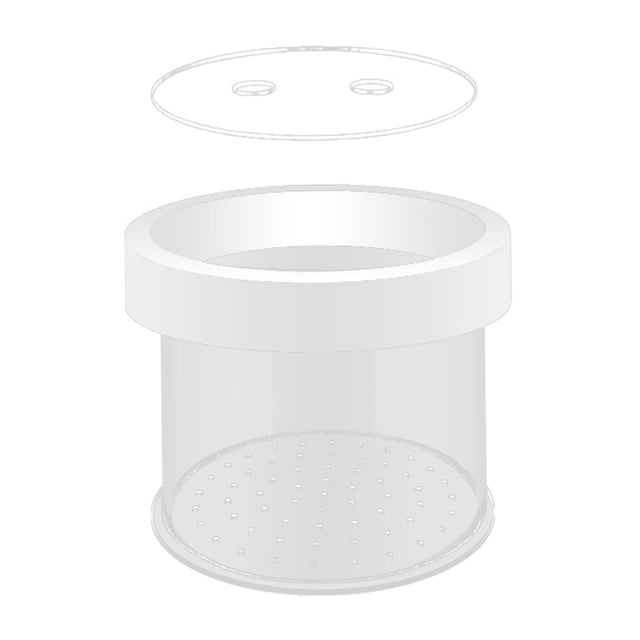 Caja de cría para acuario, criadero flotante para peces, vivero de peces, separación y aislamiento de acrílico. 8cmx10cm