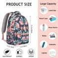 thumbnail image 6 of "Wildflower & Sunflower Bookbag - Stylish Backpack for Women, Water-Resistant, Spacious for School, College, Work", 6 of 6