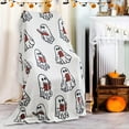 thumbnail image 2 of Ghost Reading Throw Blanket, 50" x 60", 2 of 8