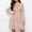Beige, variant on asdoklhq Plus Size Dresses for Curvy Women Party Sequin Loose V-neck Dress Casual Fashion Long Sleeve Women's Dress Black S