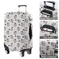 thumbnail image 5 of White Cow Heart Pattern Luggage Cover Fashion Suitcase Cover Baggage Covers Fit 25-28 Inch Luggage (Go Travel), 5 of 5
