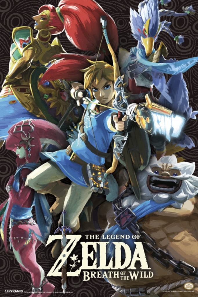 Anime The Legend of Zelda Home Decor Wall Scroll Decorate Poster 50x70cm DF398 