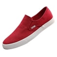 thumbnail image 7 of NOKIO Men's Breathable L𝗈afers So𝗅id Color Trendy Casual Shoes Comfortable Lightweight Daliy Sports Shoes Wide Width Canvas Work Shoes S𝗅ip On Non-S𝗅ip Flat Shoes, 7 of 7