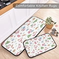 thumbnail image 5 of GZHJMY Gnomes Gift Christmas Trees Kitchen Mat - Cushioned Anti Fatigue Kitchen Rug Set of 2, Non Slip Waterproof Kitchen Mats for Kitchen, Sink, Office 19.7"×27.6"+19.7"×47.2" Carpet Runner, 5 of 7