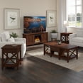 thumbnail image 7 of Key West Electric Fireplace TV Stand Set in Bing Cherry - Engineered Wood, 7 of 7