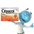 Cepacol Extra Strength Sore Throat & Cough Drop Lozenges, Tangerine