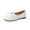 White, variant on Willtoo Women's Faux Suede Square Toe Ballet Flats Bowknot Shoes Women Dressy Comfortable Slip-On Loafers Ballerina Flats