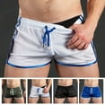 thumbnail image 3 of Men Casual Gym Fitness Training Shorts Sexy Mesh Breathable Sports Beach Trunks, 3 of 7