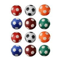 12Pcs Colorful Foosball Table Soccer Balls Mini Table Football Plastic 32MM