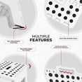 thumbnail image 5 of Utopia Home Folding Step Stool with Handle – 9 Inch Anti Slip Collapsible Stool – Holds Up to 300 lbs – Sturdy Plastic Step Stool Foldable for Kitchen, Bathroom and Home Use (2-Pack, White), 5 of 8
