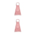 thumbnail image 3 of Bearachild Delantal de cocina para el hogar Bolsillo delantero agradable al tacto Diseño simple Babero de cocina Type1 NO1, 3 of 6