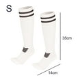thumbnail image 2 of Calcetines/pantorrilla comprimida - tibia/sudor de alta absorción de humedad elástica - baloncesto de fútbol absorbente, 2 of 5