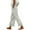 504_Brown, variant on Linen Pants Women Baggy Sweatpants Summer New Women's Casual Loose Fitting Waist And Ankle Patchwork Lace Cotton Women Pants White