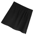 thumbnail image 2 of Falda de capas de algodón Falda superior Barrido inferior Cintura ajustable Falda de cola, Negro kenally AP000989-02, 2 of 7